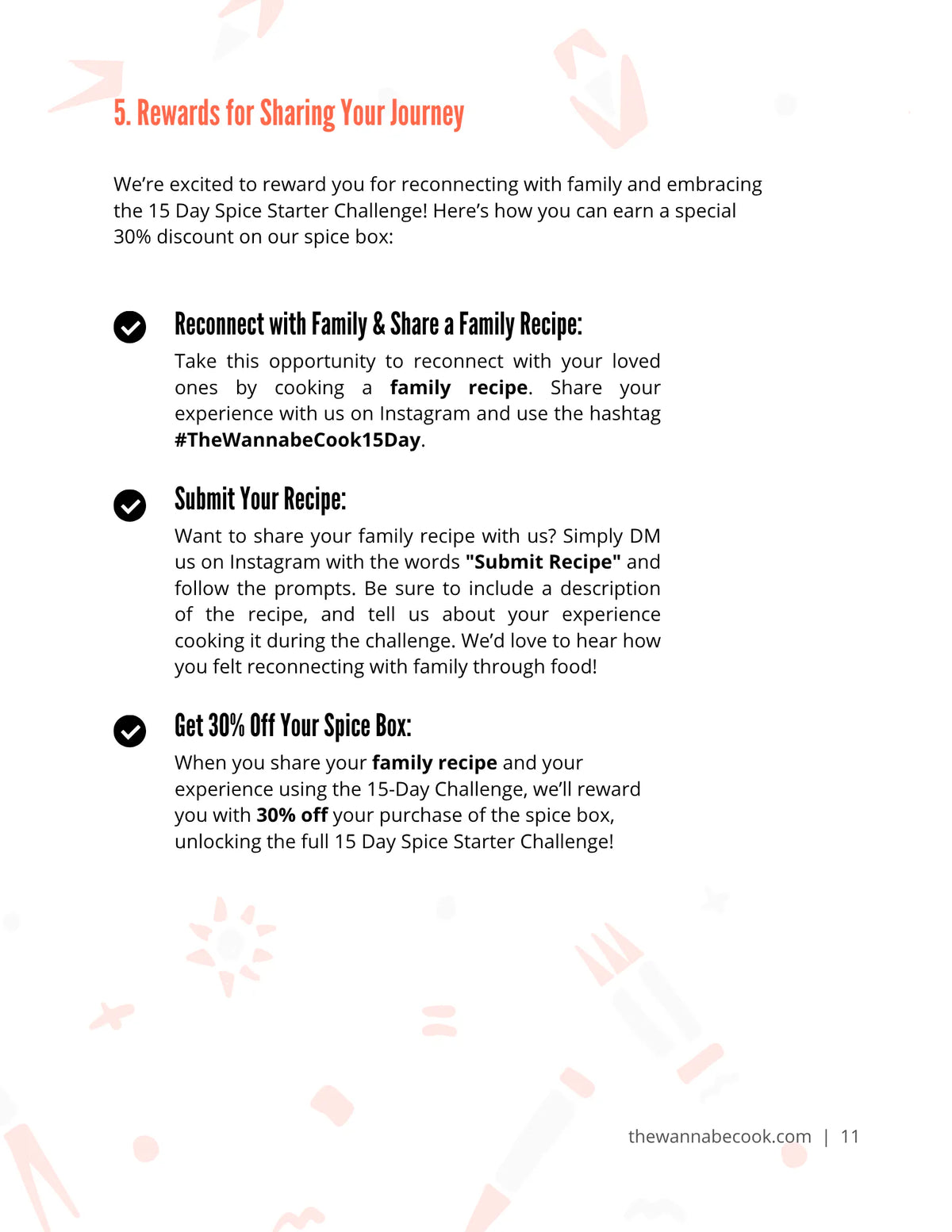 15 Day Spice Starter Challenge