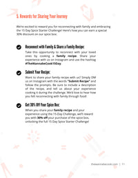 15 Day Spice Starter Challenge