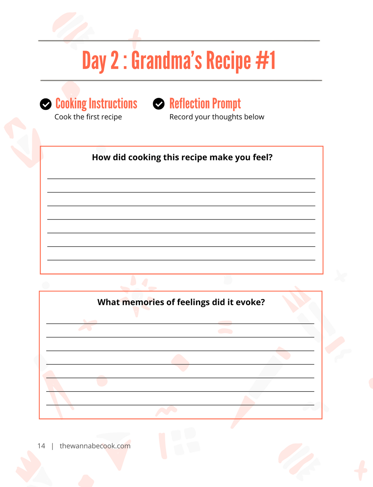 The Wannabe Cook: 15-Day Wellness & Cooking Challenge