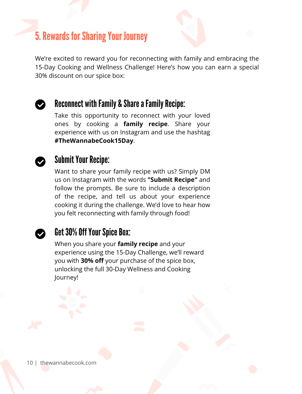 15 Days of Cooking and Wellness: Discovering Family Recipes