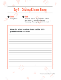 15 Days of Cooking and Wellness: Discovering Family Recipes